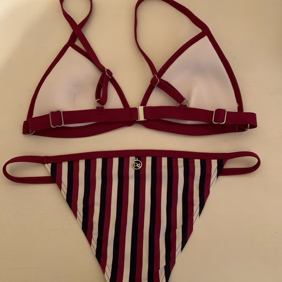 Bond-Eye academy stripe key to life swimsuit set - Picture 2 of 5